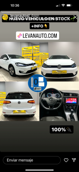 Volkswagen / eGolf  136cv lleno